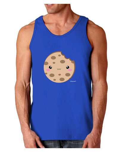 Cute Matching Milk and Cookie Design - Cookie Dark Loose Tank Top by TooLoud-Mens Loose Tank Top-TooLoud-Royal Blue-Small-Davson Sales