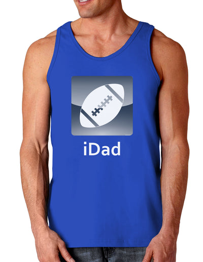 iDad Football Dark Loose Tank Top-Mens Loose Tank Top-TooLoud-Royal Blue-Small-Davson Sales