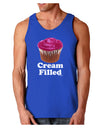 Cream Filled Pink Cupcake Design Dark Loose Tank Top by TooLoud-Mens Loose Tank Top-TooLoud-Royal Blue-Small-Davson Sales