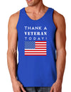 Thank a Veteran Today Dark Loose Tank Top-Mens Loose Tank Top-TooLoud-Royal Blue-Small-Davson Sales