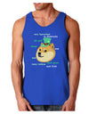 St Patricks Day Leprechaun Doge Dark Loose Tank Top-Mens Loose Tank Top-TooLoud-Royal Blue-Small-Davson Sales