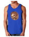 Lady With Disheveled Hair Dark Loose Tank Top-Mens Loose Tank Top-TooLoud-Royal Blue-Small-Davson Sales