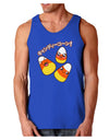 Japanese Kawaii Candy Corn Halloween Dark Loose Tank Top-Mens Loose Tank Top-TooLoud-Royal Blue-Small-Davson Sales