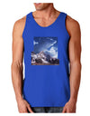 Mountain Pop Out Dark Loose Tank Top by TooLoud-Mens Loose Tank Top-TooLoud-Royal Blue-Small-Davson Sales