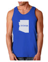 Arizona - United States Shape Dark Loose Tank Top by TooLoud-Mens Loose Tank Top-TooLoud-Royal Blue-Small-Davson Sales