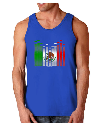 Mexican Flag Levels - Cinco De Mayo Dark Loose Tank Top-Mens Loose Tank Top-TooLoud-Royal Blue-Small-Davson Sales