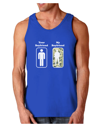 Your Boyfriend My Boyfriend Dark Loose Tank Top-Mens Loose Tank Top-TooLoud-Royal Blue-Small-Davson Sales