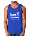 Personalized Team -Name- Breast Cancer Walk - Walking for a Cure Dark Loose Tank Top-Mens Loose Tank Top-TooLoud-Royal Blue-Small-Davson Sales