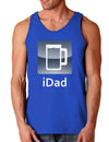 iDad Beer Dark Loose Tank Top-Mens Loose Tank Top-TooLoud-Royal Blue-Small-Davson Sales