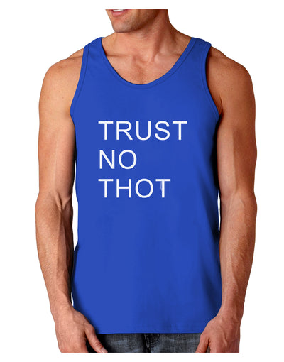 Trust No Thot Dark Loose Tank Top-Mens Loose Tank Top-TooLoud-Royal Blue-Small-Davson Sales