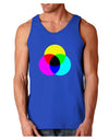 CMYK Color Model Dark Loose Tank Top by TooLoud-Mens Loose Tank Top-TooLoud-Royal Blue-Small-Davson Sales