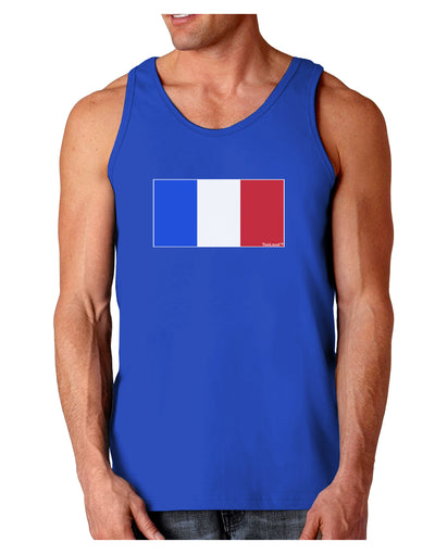 French Flag - France Dark Loose Tank Top by TooLoud-Mens Loose Tank Top-TooLoud-Royal Blue-Small-Davson Sales