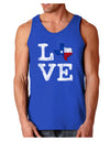 Texas Love Distressed Design Dark Loose Tank Top by TooLoud-Mens Loose Tank Top-TooLoud-Royal Blue-Small-Davson Sales