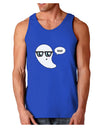 Cute Nerd Ghost Boo Halloween Dark Loose Tank Top-Mens Loose Tank Top-TooLoud-Royal Blue-Small-Davson Sales