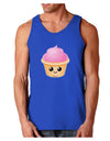 Cute Cupcake Design #2 Dark Loose Tank Top by TooLoud-Mens Loose Tank Top-TooLoud-Royal Blue-Small-Davson Sales