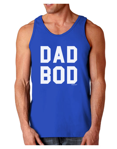 Dad Bod Design Dark Loose Tank Top by TooLoud-Mens Loose Tank Top-TooLoud-Royal Blue-Small-Davson Sales