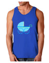 Baby Boy Carriage Dark Loose Tank Top-Mens Loose Tank Top-TooLoud-Royal Blue-Small-Davson Sales