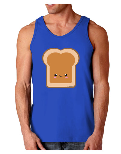 Cute Matching Design - PB and J - Peanut Butter Dark Loose Tank Top by TooLoud-Mens Loose Tank Top-TooLoud-Royal Blue-Small-Davson Sales