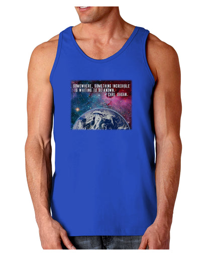 Something Incredible Dark Loose Tank Top-Mens Loose Tank Top-TooLoud-Royal Blue-Small-Davson Sales