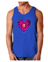 Water Droplet Heart Magenta Dark Loose Tank Top by TooLoud-Mens Loose Tank Top-TooLoud-Royal Blue-Small-Davson Sales