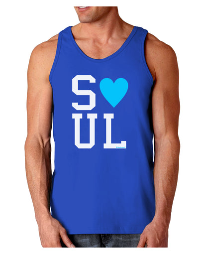 Matching Soulmate Design - Soul - Blue Dark Loose Tank Top by TooLoud-Mens Loose Tank Top-TooLoud-Royal Blue-Small-Davson Sales