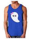 Cute Girl Ghost Halloween Dark Loose Tank Top-Mens Loose Tank Top-TooLoud-Royal Blue-Small-Davson Sales