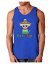 Fiesta Time - Cute Sombrero Cat Dark Loose Tank Top by TooLoud-Mens Loose Tank Top-TooLoud-Royal Blue-Small-Davson Sales