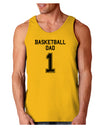 Basketball Dad Jersey Loose Tank Top by TooLoud-Loose Tank Top-TooLoud-Gold-Small-Davson Sales