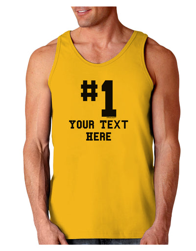 Personalized Number 1 Loose Tank Top by TooLoud-Loose Tank Top-TooLoud-Gold-Small-Davson Sales