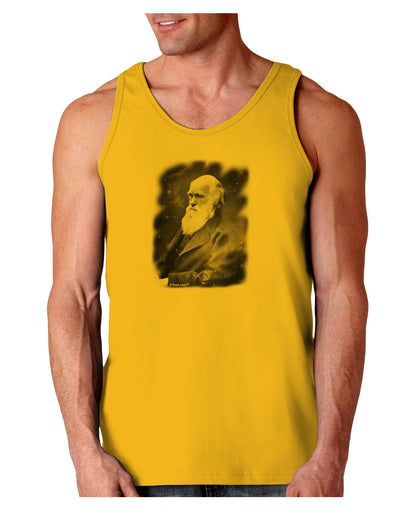 Charles Darwin In Space Loose Tank Top by TooLoud-Loose Tank Top-TooLoud-Gold-Small-Davson Sales