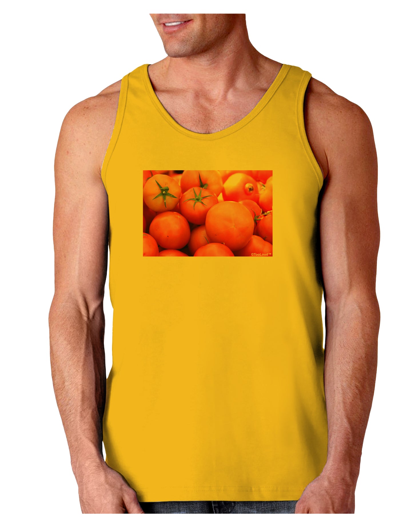 Buy Local Produce Tomatoes Loose Tank Top-Loose Tank Top-TooLoud-Gold-Small-Davson Sales