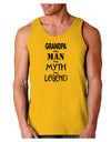 The Man The Myth The Legend Grandpa Loose Tank Top by TooLoud-Loose Tank Top-TooLoud-Gold-Small-Davson Sales