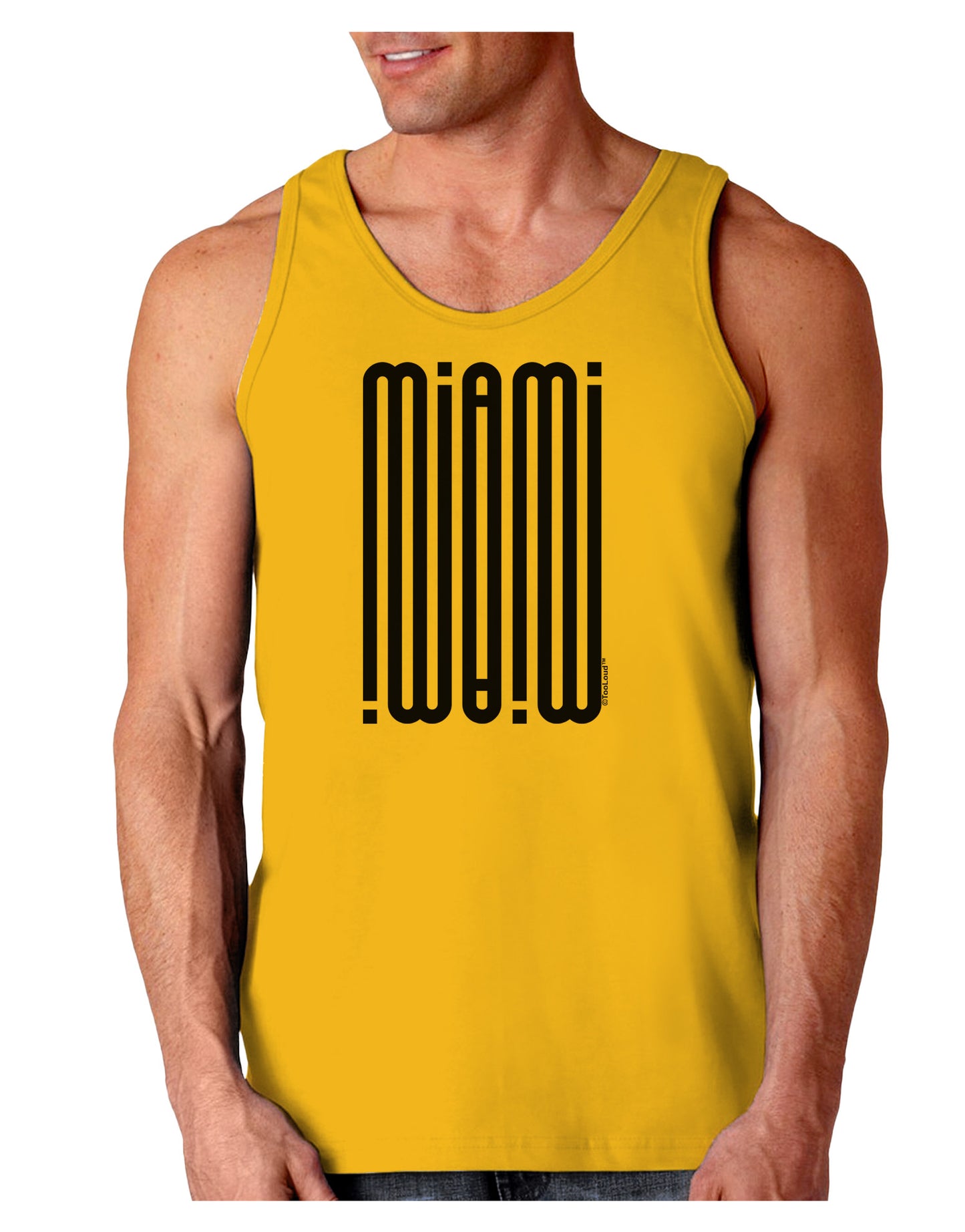 Miami Mirage Loose Tank Top-Loose Tank Top-TooLoud-Gold-Small-Davson Sales