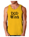 Bad Witch Distressed Loose Tank Top-Loose Tank Top-TooLoud-Gold-Small-Davson Sales