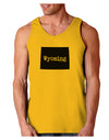 TooLoud Wyoming - United States Shape Loose Tank Top-Loose Tank Top-TooLoud-Gold-Small-Davson Sales