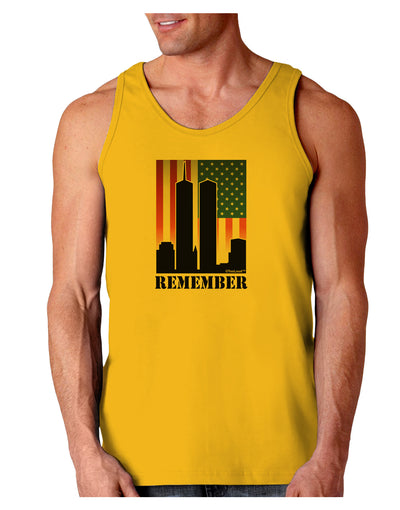 Twin Towers Remember Loose Tank Top-Loose Tank Top-TooLoud-Gold-Small-Davson Sales