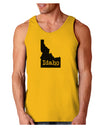 Idaho - United States Shape Loose Tank Top by TooLoud-Loose Tank Top-TooLoud-Gold-Small-Davson Sales