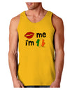 Kiss and Irish Flag Shamrock - Kiss Me I'm Irish Loose Tank Top by TooLoud-Loose Tank Top-TooLoud-Gold-Small-Davson Sales