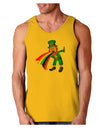 Puking Rainbow Leprechaun Loose Tank Top-Loose Tank Top-TooLoud-Gold-Small-Davson Sales