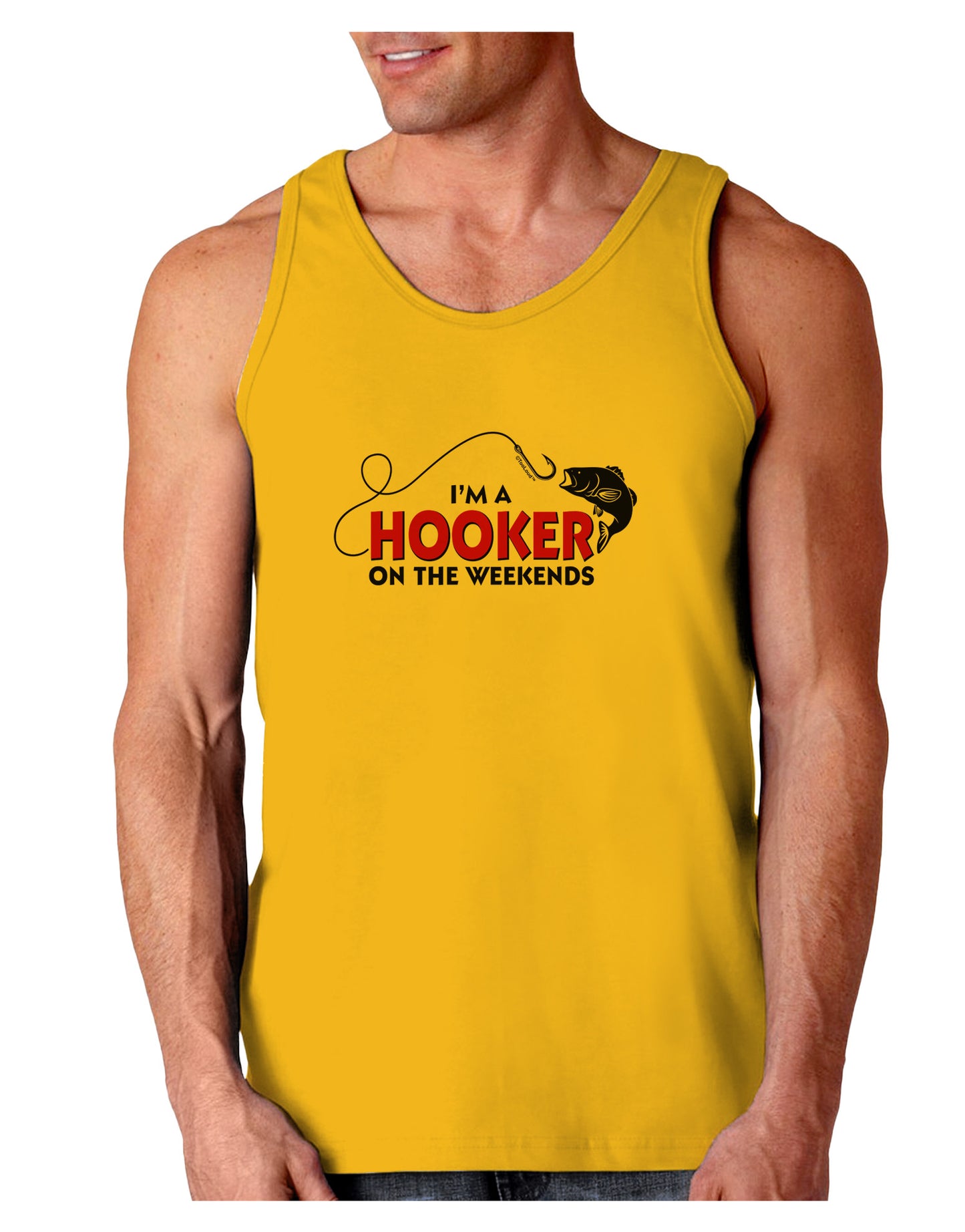 I'm A Hooker Loose Tank Top-Loose Tank Top-TooLoud-Gold-Small-Davson Sales