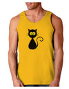 Black Cat Halloween Loose Tank Top-Loose Tank Top-TooLoud-Gold-Small-Davson Sales