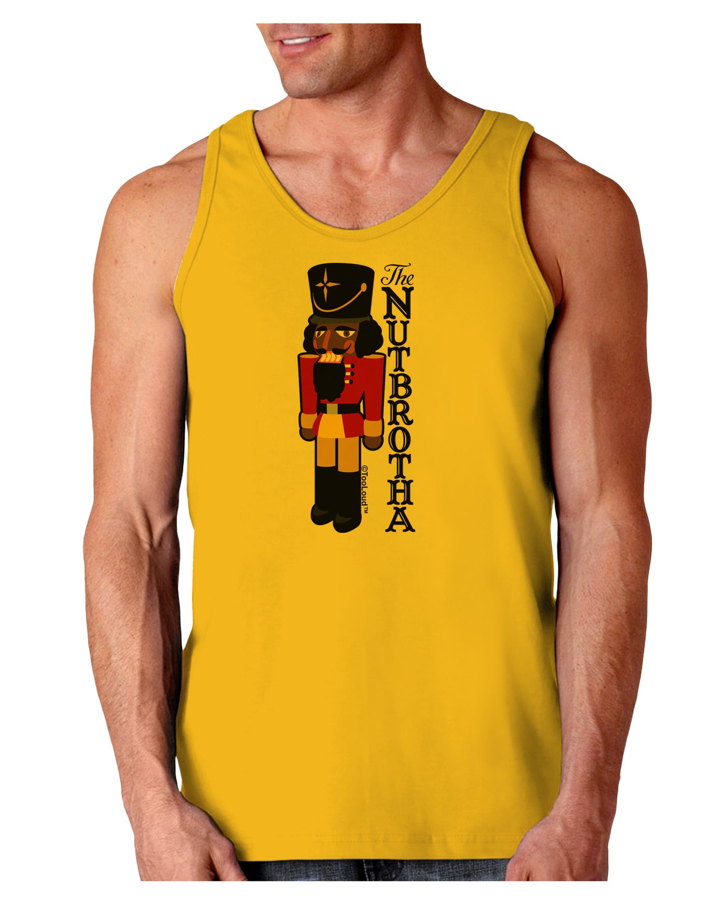 The Nutbrotha - Black Nutcracker Loose Tank Top by-Loose Tank Top-TooLoud-Gold-Small-Davson Sales