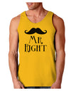 - Mr Right Loose Tank Top-Loose Tank Top-TooLoud-Gold-Small-Davson Sales