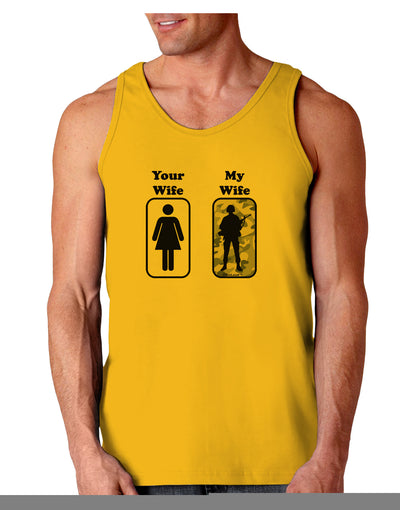 Your Wife My Wife Military Loose Tank Top-Loose Tank Top-TooLoud-Gold-Small-Davson Sales