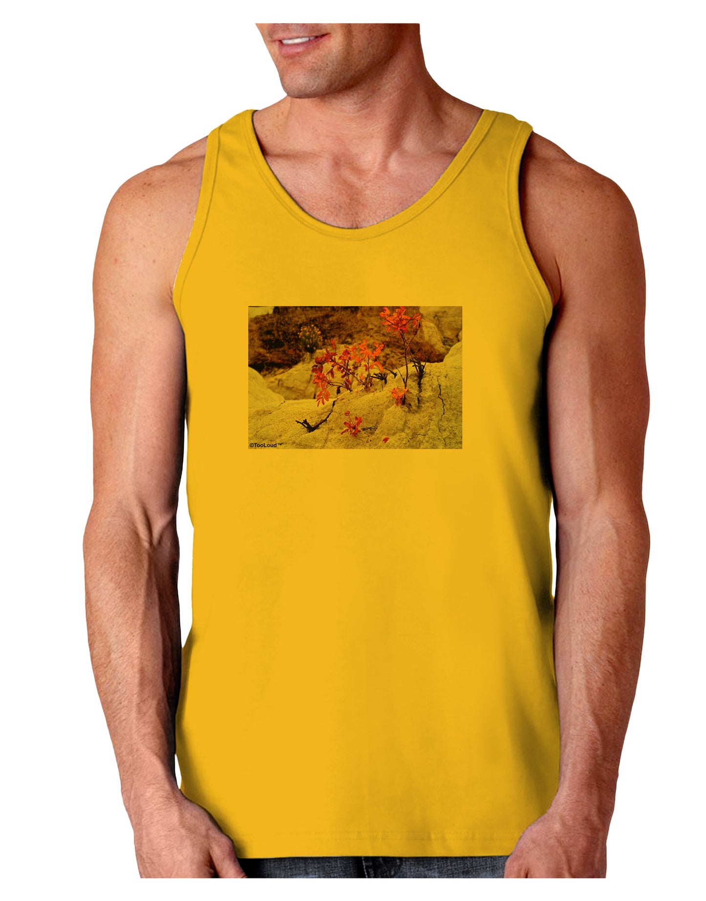 CO Painted Mines Loose Tank Top-Loose Tank Top-TooLoud-Gold-Small-Davson Sales