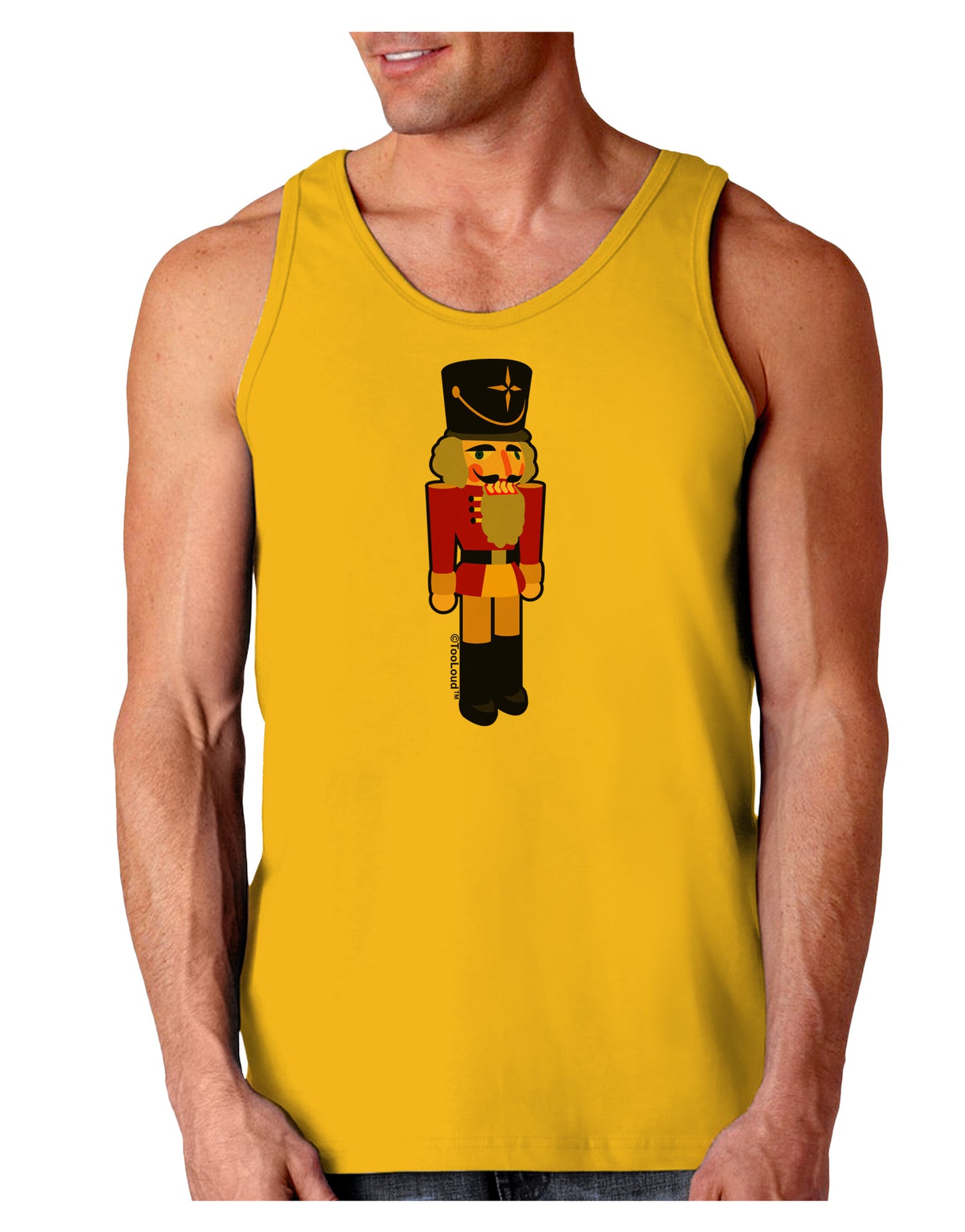 Festive Nutcracker - No Text Loose Tank Top by-Loose Tank Top-TooLoud-Gold-Small-Davson Sales