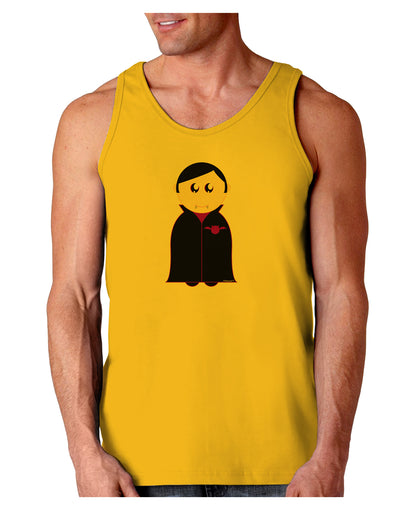 Cute Vampire Boy Halloween Loose Tank Top-Loose Tank Top-TooLoud-Gold-Small-Davson Sales