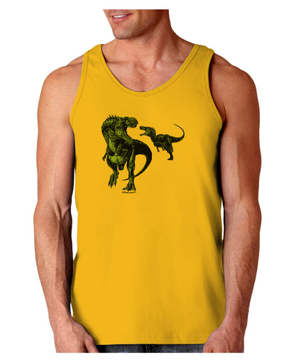 Jurassic Dinosaur Design 1 Loose Tank Top by TooLoud-Loose Tank Top-TooLoud-Gold-Small-Davson Sales