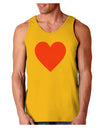 Big Pink Heart Valentine's Day Loose Tank Top-Loose Tank Top-TooLoud-Gold-Small-Davson Sales