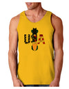 USA Bobsled Loose Tank Top by TooLoud-TooLoud-Gold-Small-Davson Sales